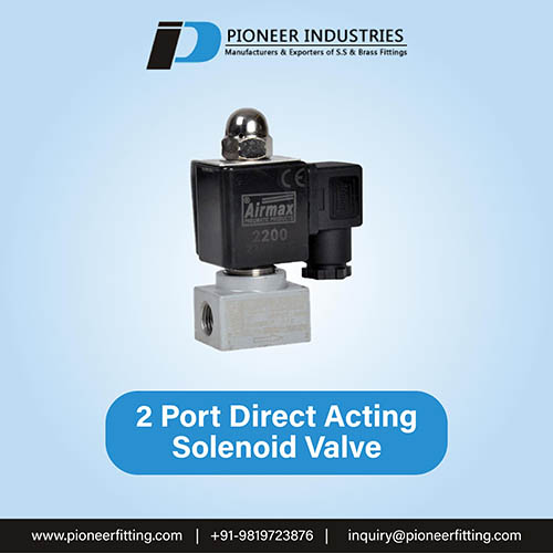 3 Port Direct Acting Solenoid Valve